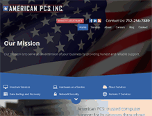 Tablet Screenshot of american-pcs.com